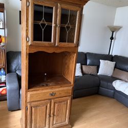 China Cabinet Hutch 