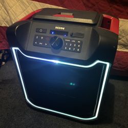 ION Pathfinder 280 Portable Bluetooth Speaker | 120W Outdoor Speaker, IPX5 Water-Resistant, 100-Hour Battery, FM Radio, USB Charging