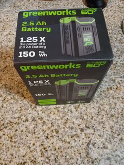 GreenWorks 2.5 AH Battery