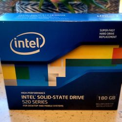 New Intel 520 Series SSD 180GB (Desktop Or Mobile)
