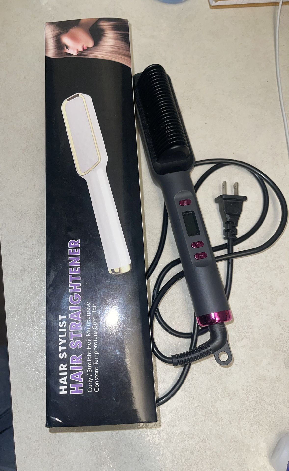 Hair Straightener Brush
