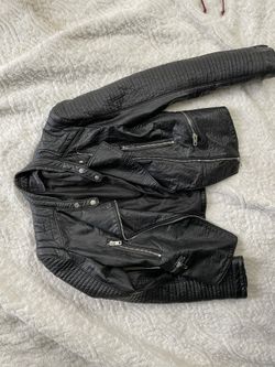 Zara Leather Biker Jacket