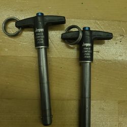 2 Jergens 851044-65 T-Handle Kwik-Lok Stainless Steel QuickRelease Pins 3/8 X 3