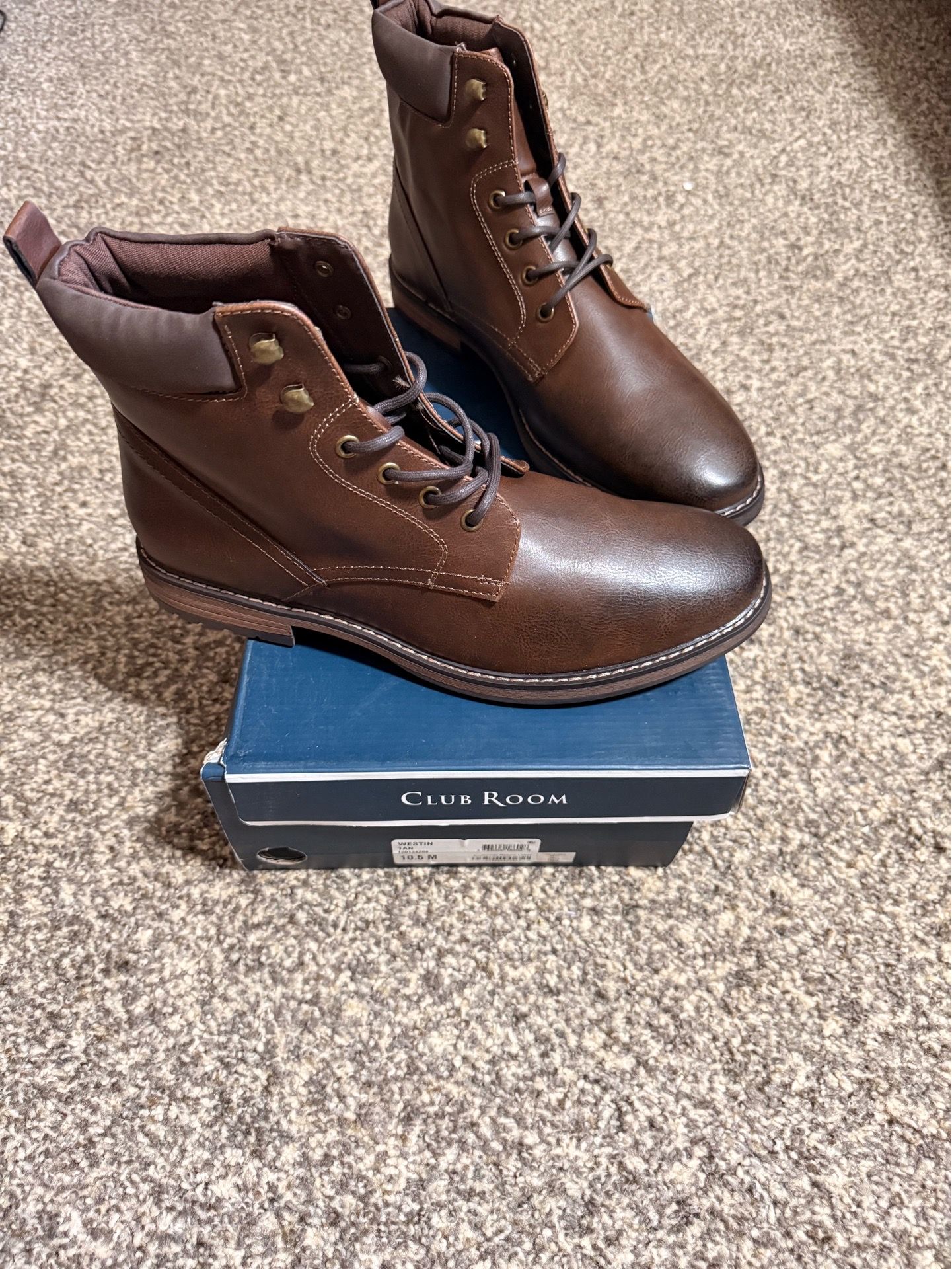Club Room Westin Boots - Brown Size 10.5 M