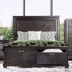 Brand New 4 PC Espresso Bedroom Set