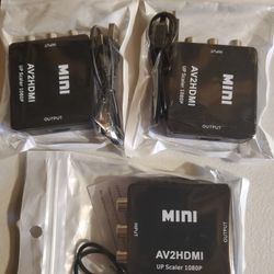 RCA to HDMI Converter, RCA to HDMI Adapter
Brand new 
Works with video games system, Nintendo wii,  N 64,  sony Playstation ps 1