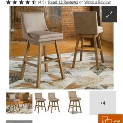 Set Of 2 Counter Stools Ashley Brand