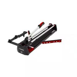 Husky 24in Tile Cutter with Tungsten Carbide Blade and Adjustable Gauge