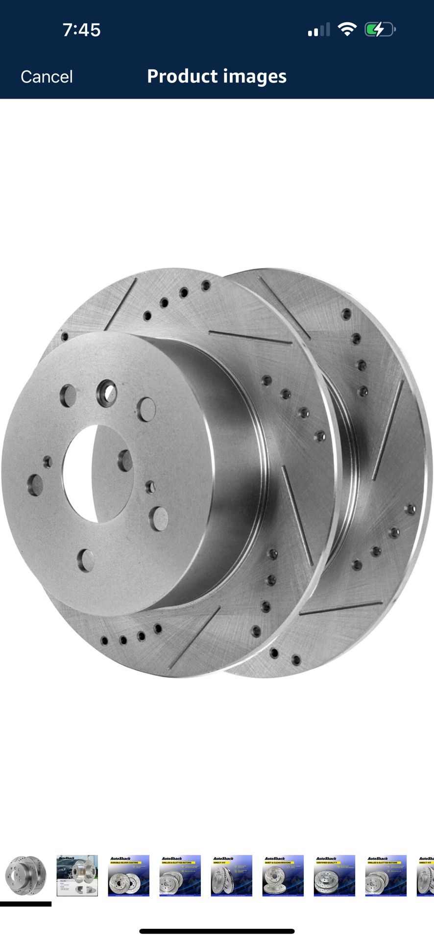 Rotors Back Side Camry 2012
