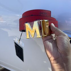 Brand New Red McM Belt 