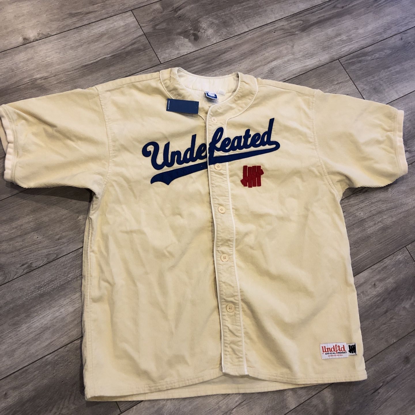 Undefeated Corduroy Baseball Jersey for Sale in Long Beach