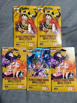 OP17-One Piece The World's Strongest Warriors Booster Packs - 4S/4T