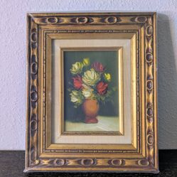 "Flowers in Jar" Selling My Old Paintings – Vintage