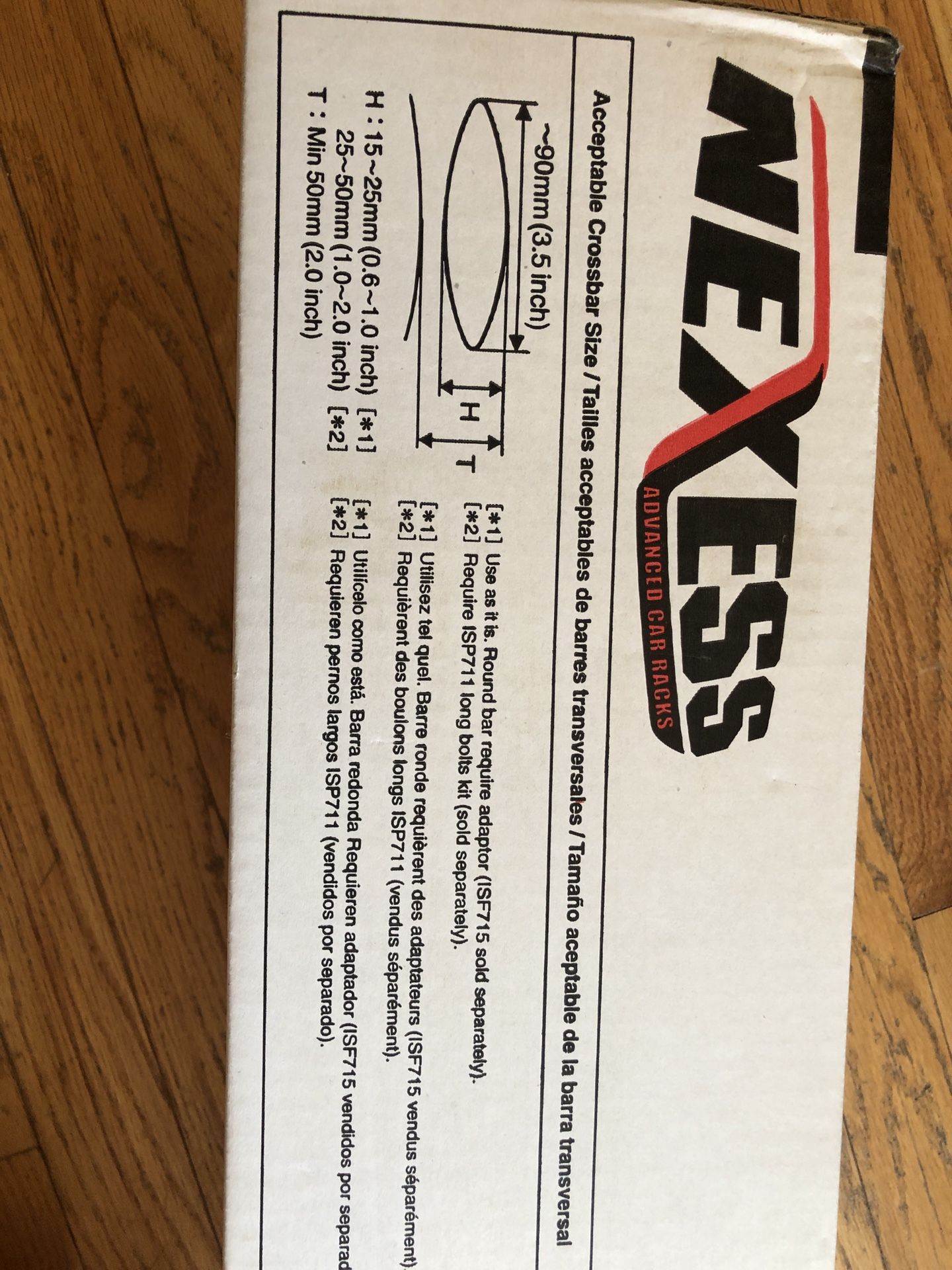 Brand new in box Nexess Snowboard and Ski Carrier