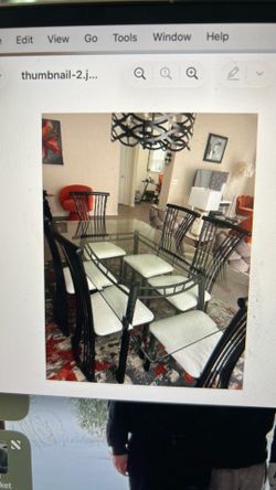 Stunning Glass Dining Set