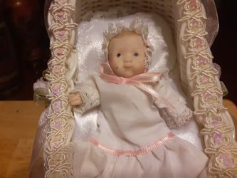 BABY April is In Her Bassinet Just ADORABLE