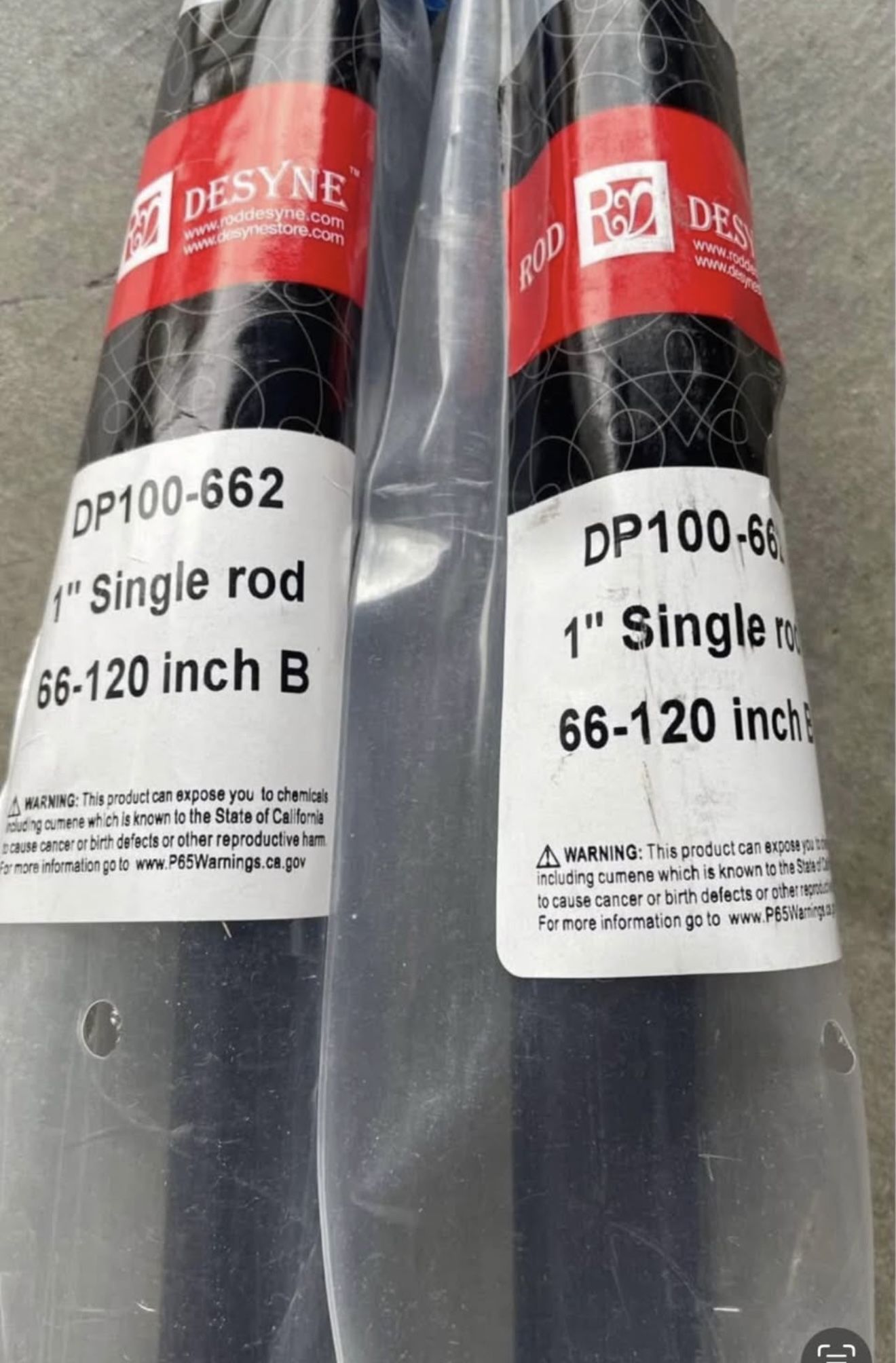 Brand New !Curtain/shower rod! Priced As A Set