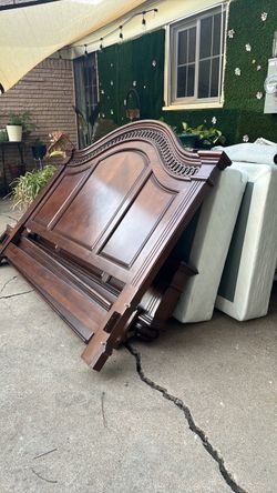 King size headboard cherry wood