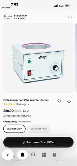 Professional Soft Wax Warmer - 500ml