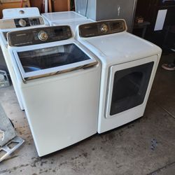 Samsung Washer And Electric Dryer Large Capacity 