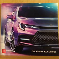New Toyota Corolla Poster/Brochure 2020