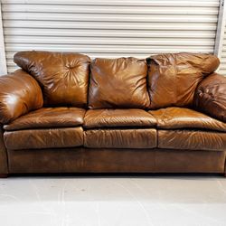 United leather sofa