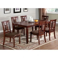 Table Dark Brown Cherry Finish