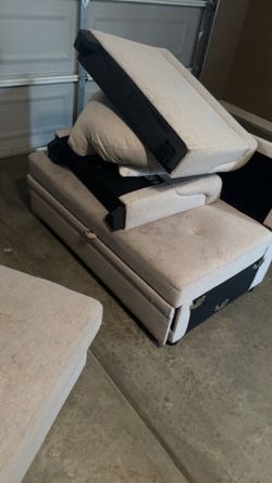 Sectional Sleeper Sofa with Storage Chaise
