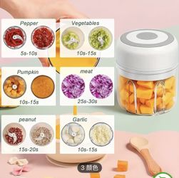 Electric Food Chopper& Vegetable Crusher Kitchen Utensil