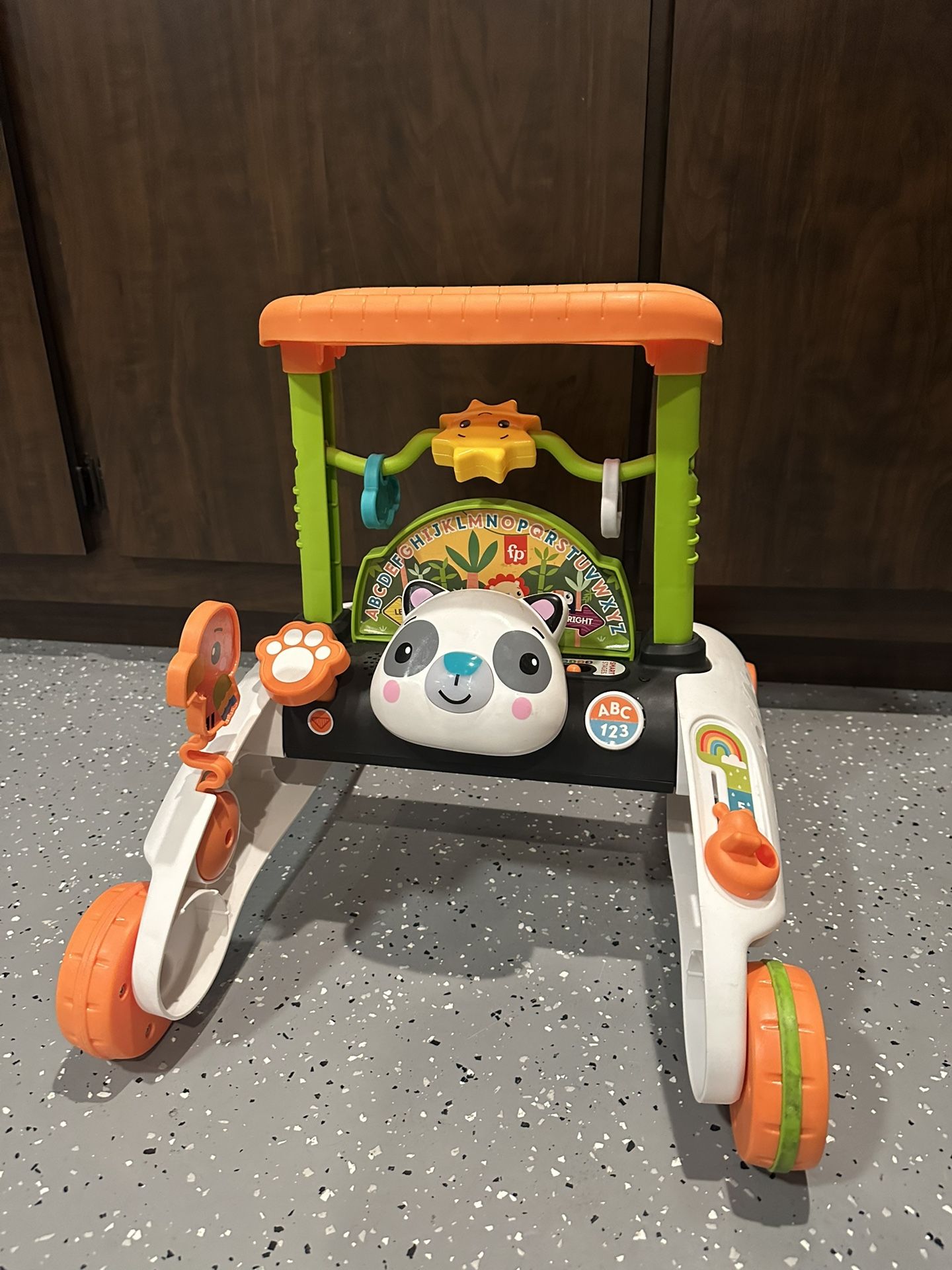 fisher price baby toddler walker toy - panda