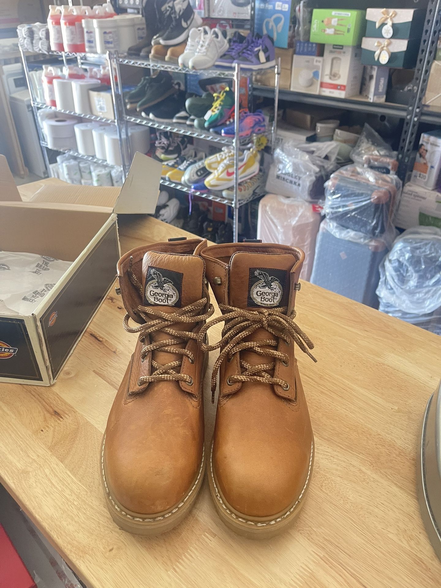 GEORGIA MEN'S WEDGE WORK BOOTS