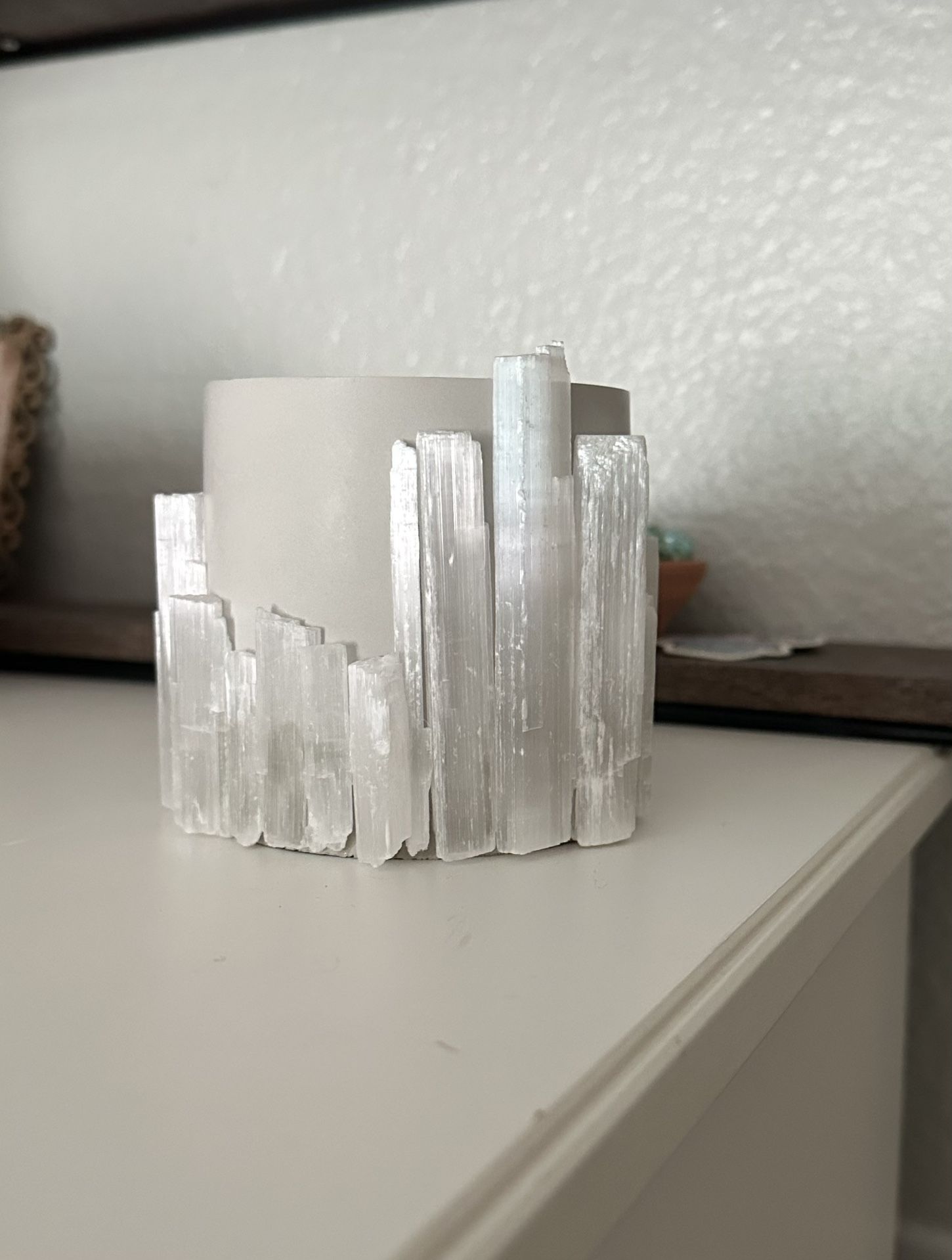 Crystal Plant Pots Cement