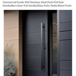 48” Stainless Steel Push Pull door