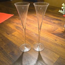 Crystal Champagne Flutes