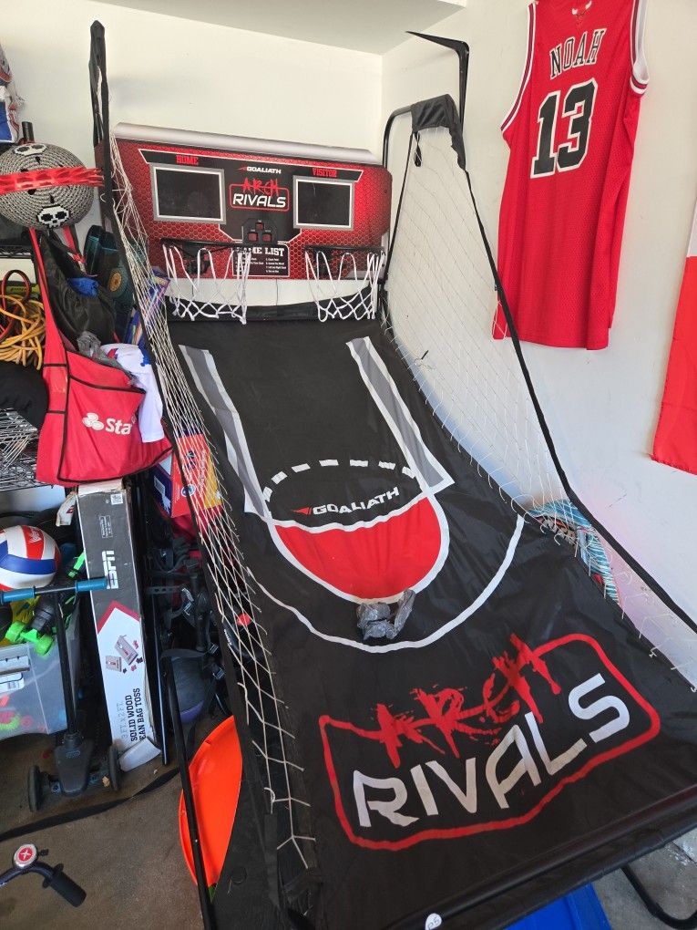 Double Basketball Hoop