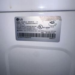 LG Washer And Dryer 
