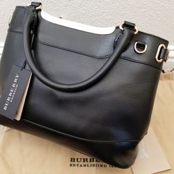 Burberry Leather Tote Bag