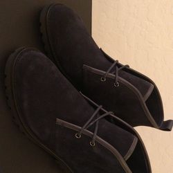 Men's COACH Designer Desert Suede Boot Size 9  NEW