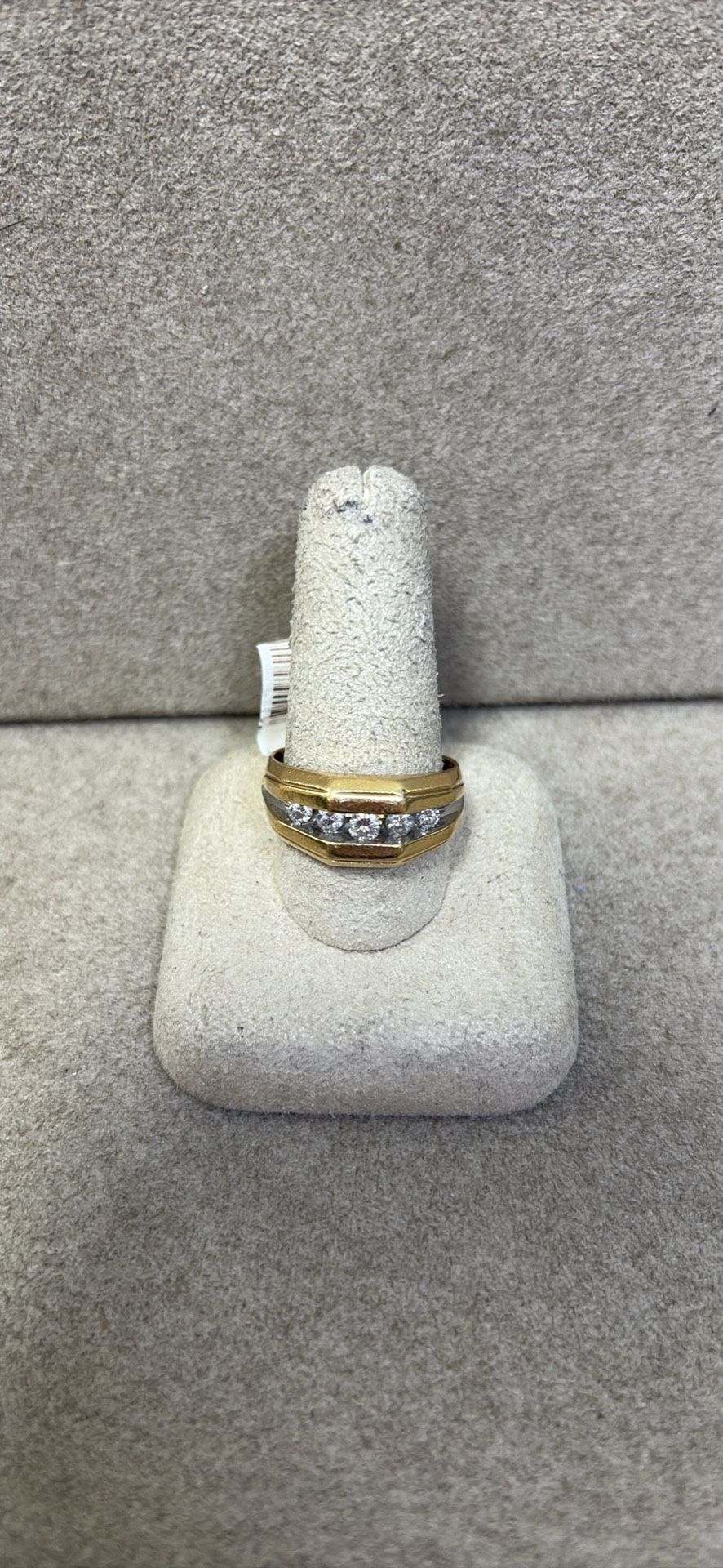 Wedding Gold Diamond Band