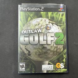 Outlaw Golf 2 Sony PlayStation 2 PS2 Black Label CIB Complete W/ Manual