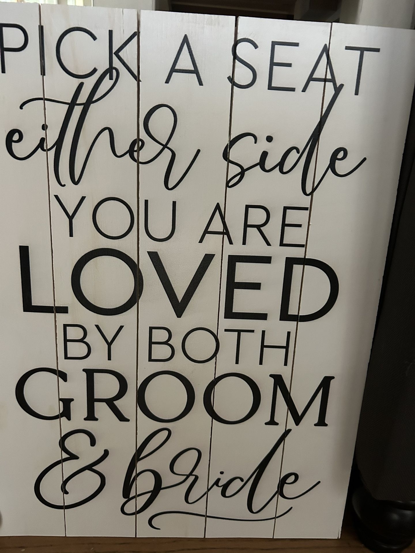 Wedding Sign