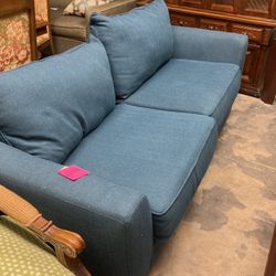 Blue Loveseat
