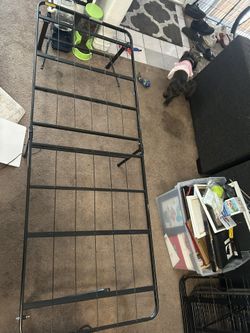 Full Size Folding Metal Bed Frame – $30