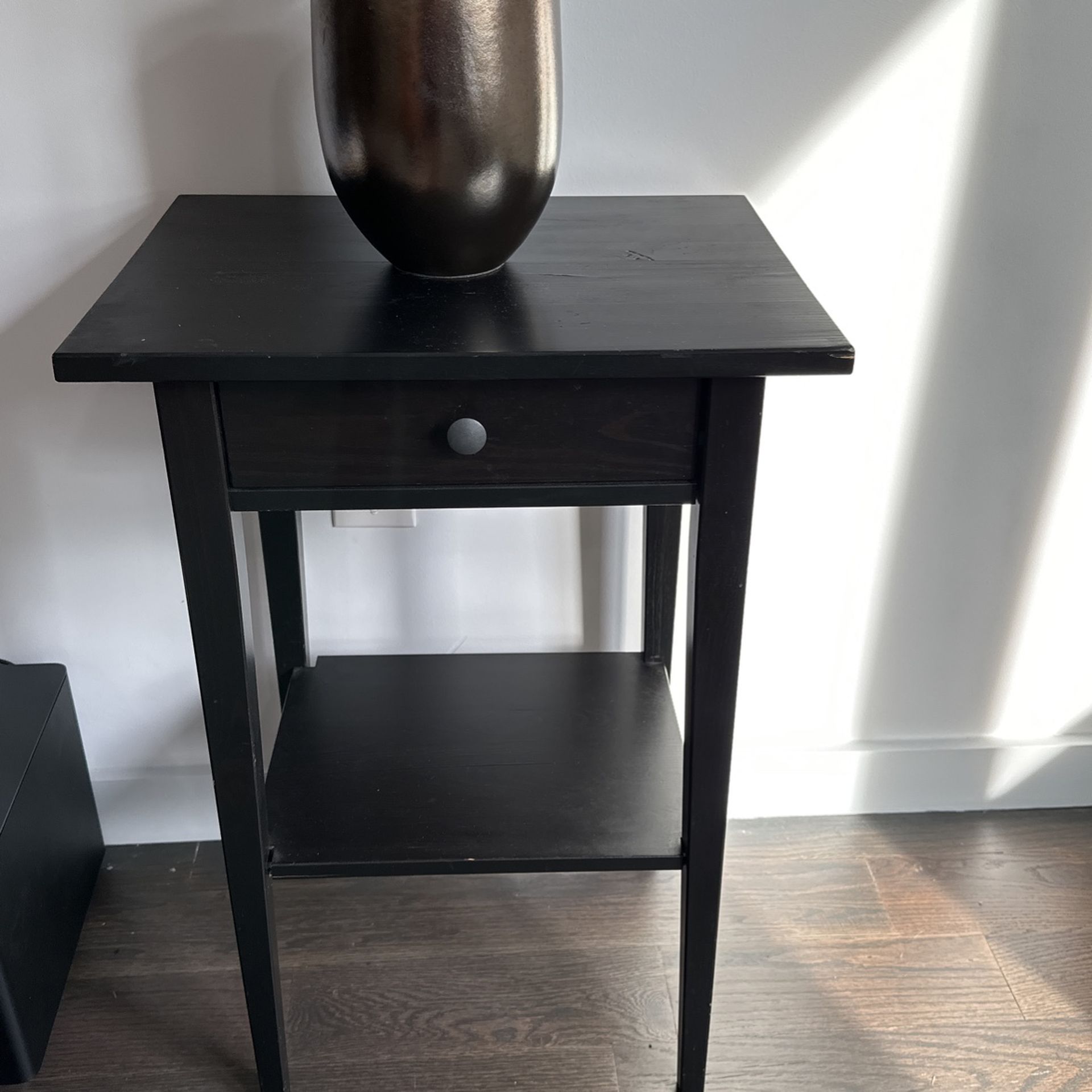 Solid wood nightstand/ bedside table - Ikea Hemnes Series Espresso finish