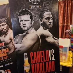 6' Tall Boxing cut-out standing posters