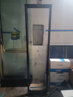 Equipment Rack And Old Security Camera System
