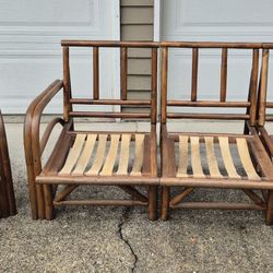 Vintage Bamboo & Rattan Patio Furniture