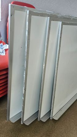 4 used whiteboards 8 x 4 school office