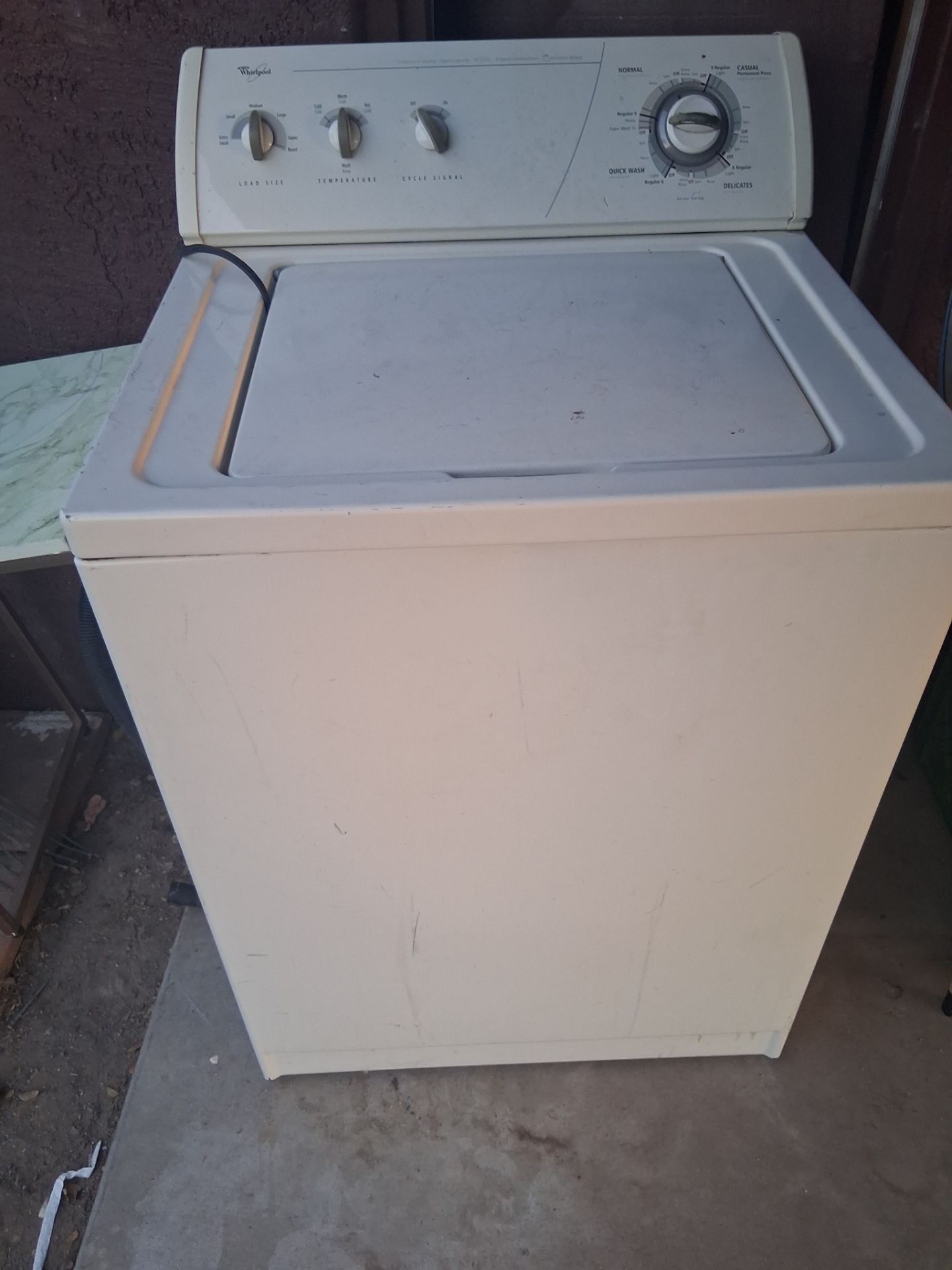 Lavadora whirlpool no travaja