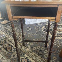 Phone Table With Cubby